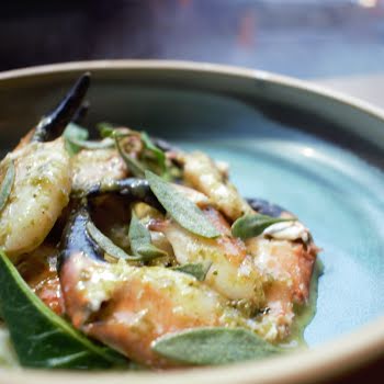Freshen up your Christmas Day starter with JP McMahon’s crab claws and seaweed butter