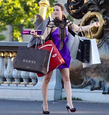Blair Waldorf shopping Gossip Girl