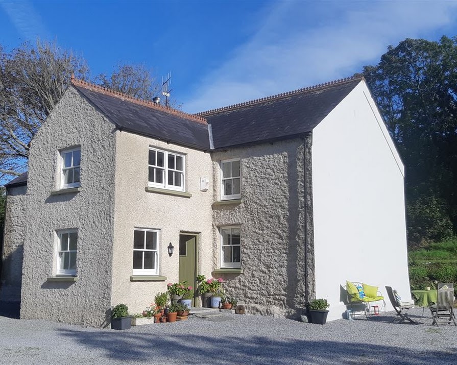 This period farmhouse in Kinsale has beautifully rustic interiors and water views for €1.2 million
