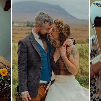 Real Weddings: Lucy and Matt’s utterly unique nuptials in Co Donegal