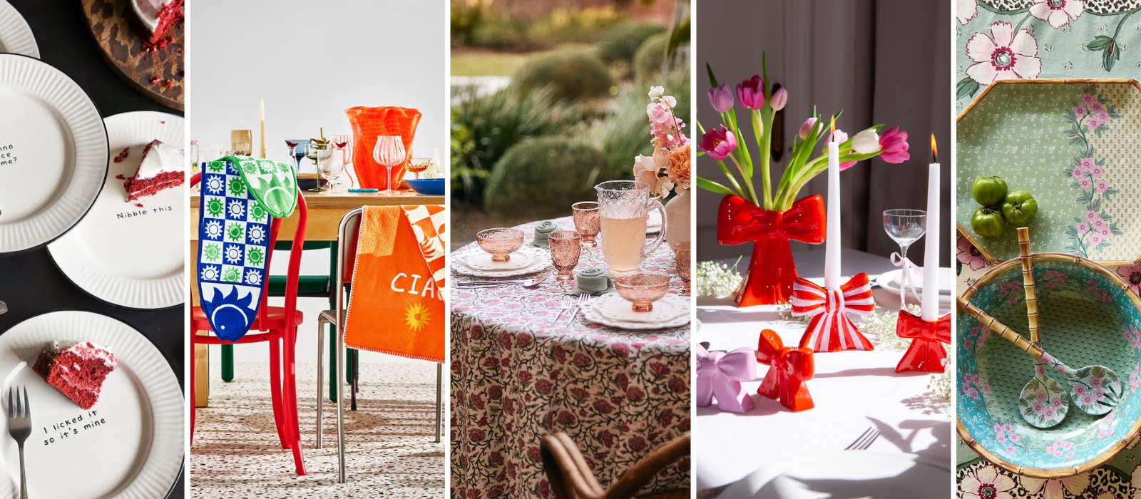 Mood-boosting tableware perfect for alfresco dining