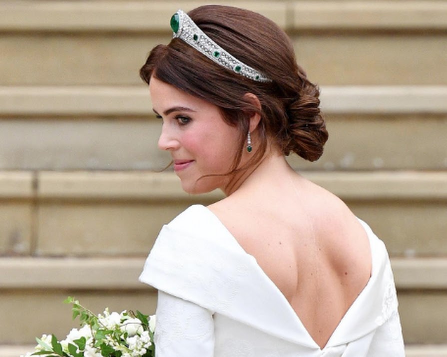 ‘Getting rid of a taboo’: Princess Eugenie on baring her scars on her wedding day