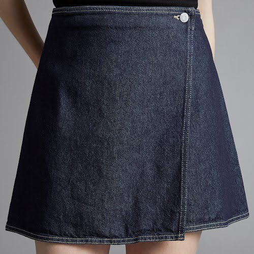 & Other Stories, Low-Rise Denim Wrap Skirt, €69