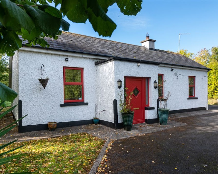 This cosy country cottage with its own two-storey garage is on the market for €189,000