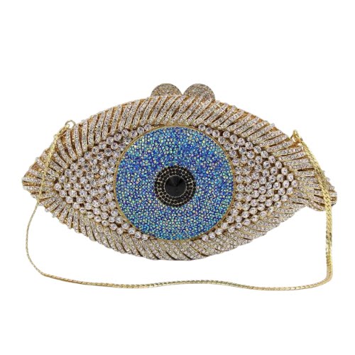 Maya Grisham Evil Eye Crystal Clutch, €160
