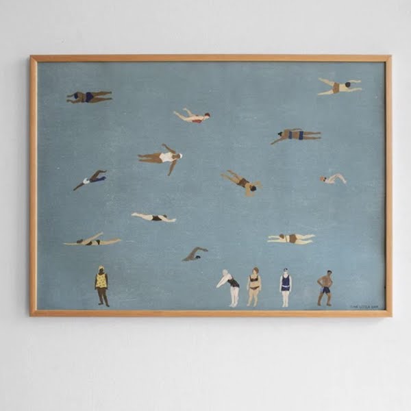 Fine Little Day Swimmers Print by Elizabeth Dunker, €39, Scout
