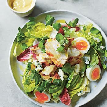 The Medicinal Chef, Dale Pinnock’s Chicken, avocado and blue cheese salad