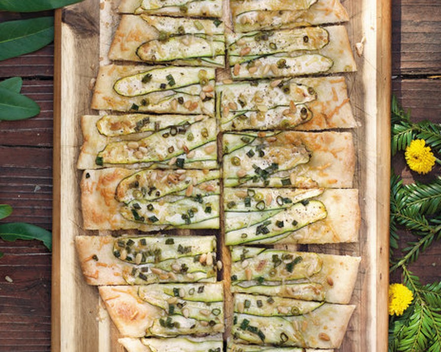 What to Cook Tonight: Parmesan Courgette Flatbread