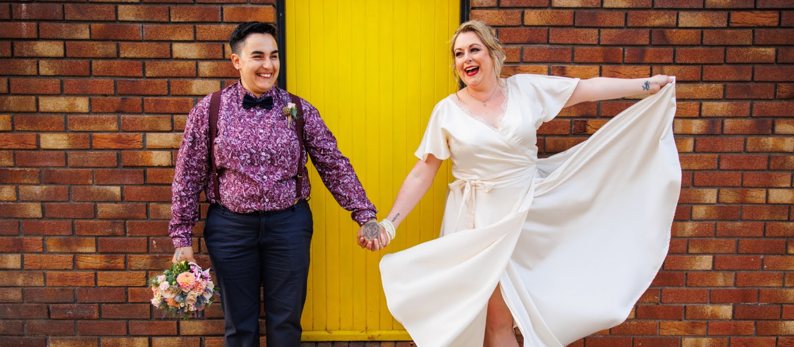 Real Weddings: Sinead and Ana’s fun-filled Christmas wedding in Dublin