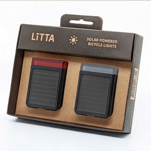 litta 2: solar bike light set, €22.50, designist