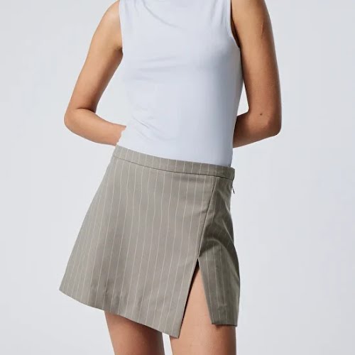 Weekday, Mel Pinstripe Mini Skirt, €42