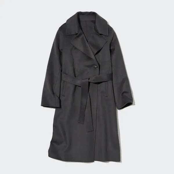 Wool Blend Oversized Fit Long Coat, €129.90, Uniqlo