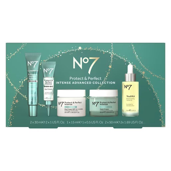 offer No7 Protect & Perfect Intense Advanced Skincare Collection 5-Piece Gift Set, €68