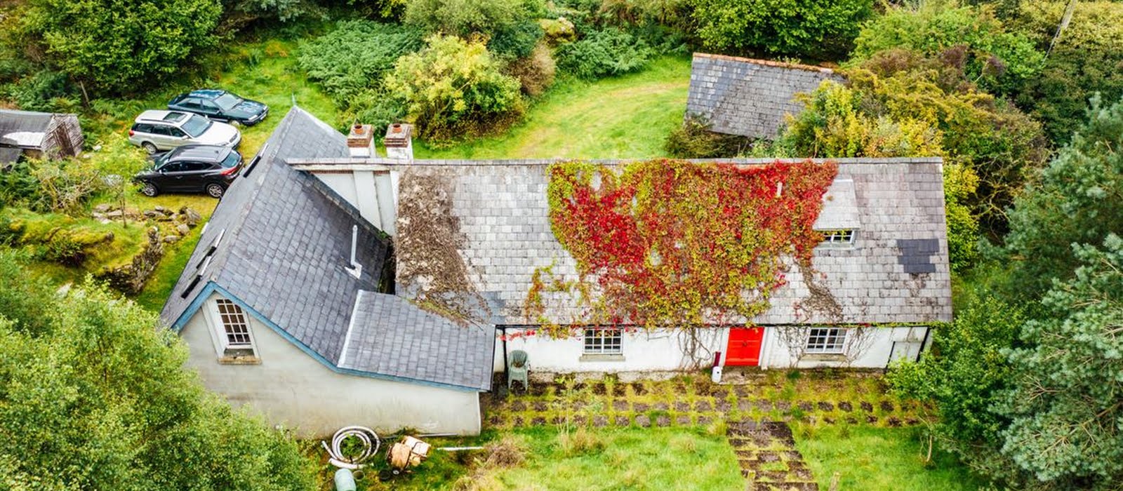 This unique period property with over 13 acres of land is on the market for €285,000