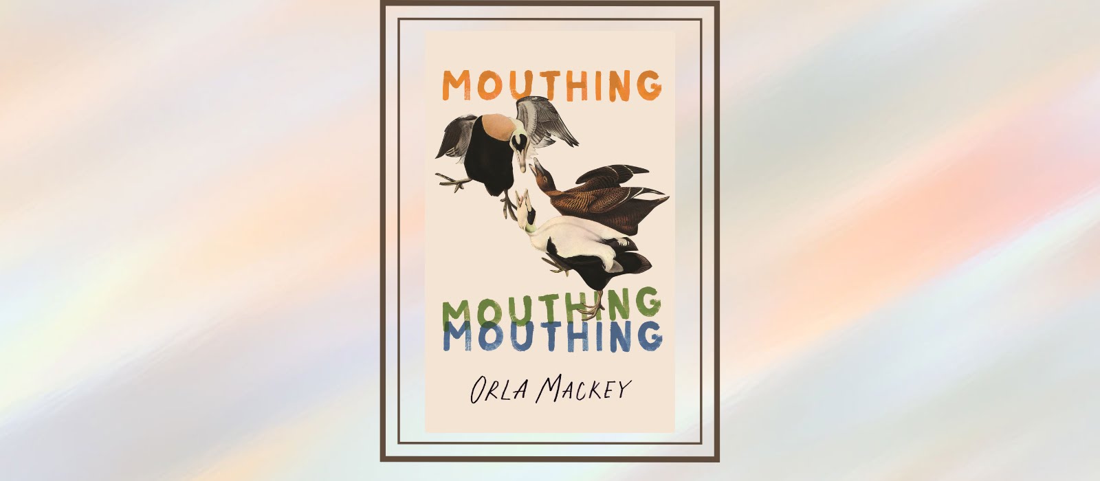 Read an extract from Orla Mackey’s debut, Mouthing