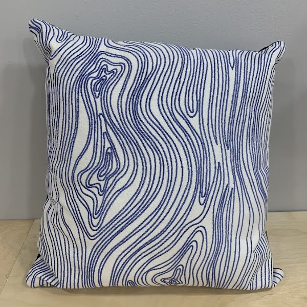 Embroidered cushion, €30, CA Design