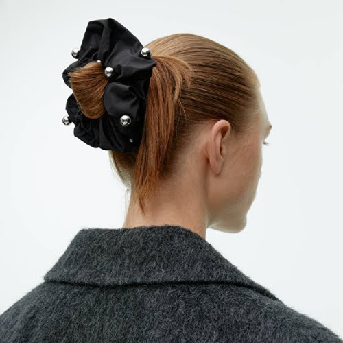 Arket Taffeta Embellished Scrunchie, €17