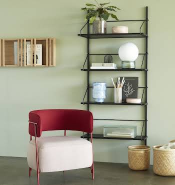 wall-mounted shelving