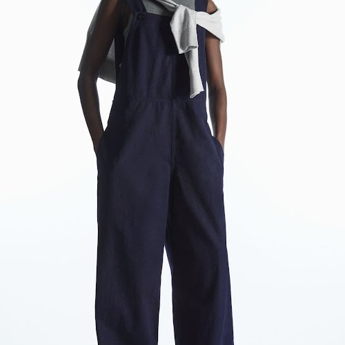 Wrap-Back Wide-Leg Dungarees, €99, Cos