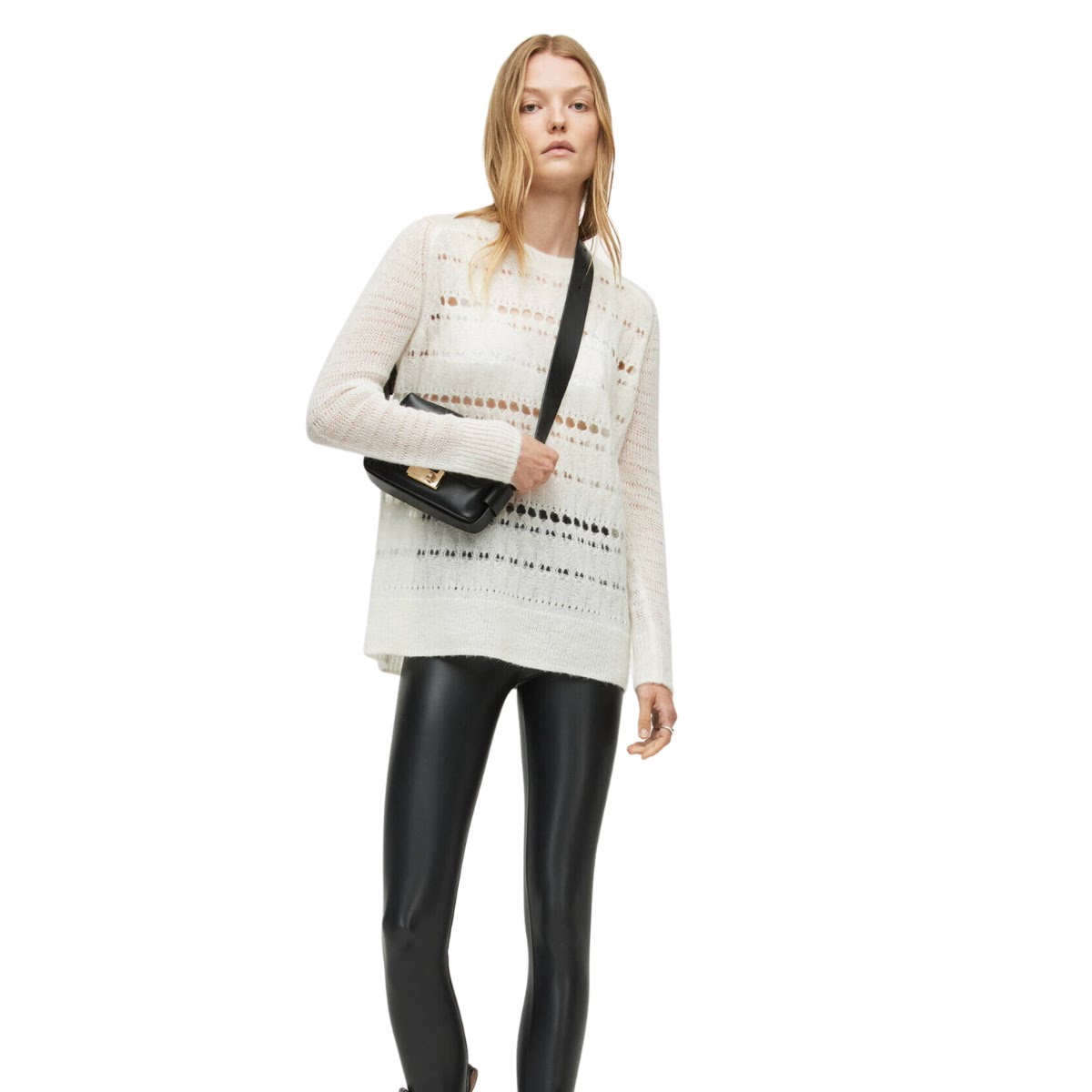 Cora Leather Look High-Rise Leggings, €185