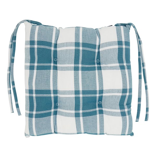 Check seat cushion, €8 (reduced from €30), Arnotts