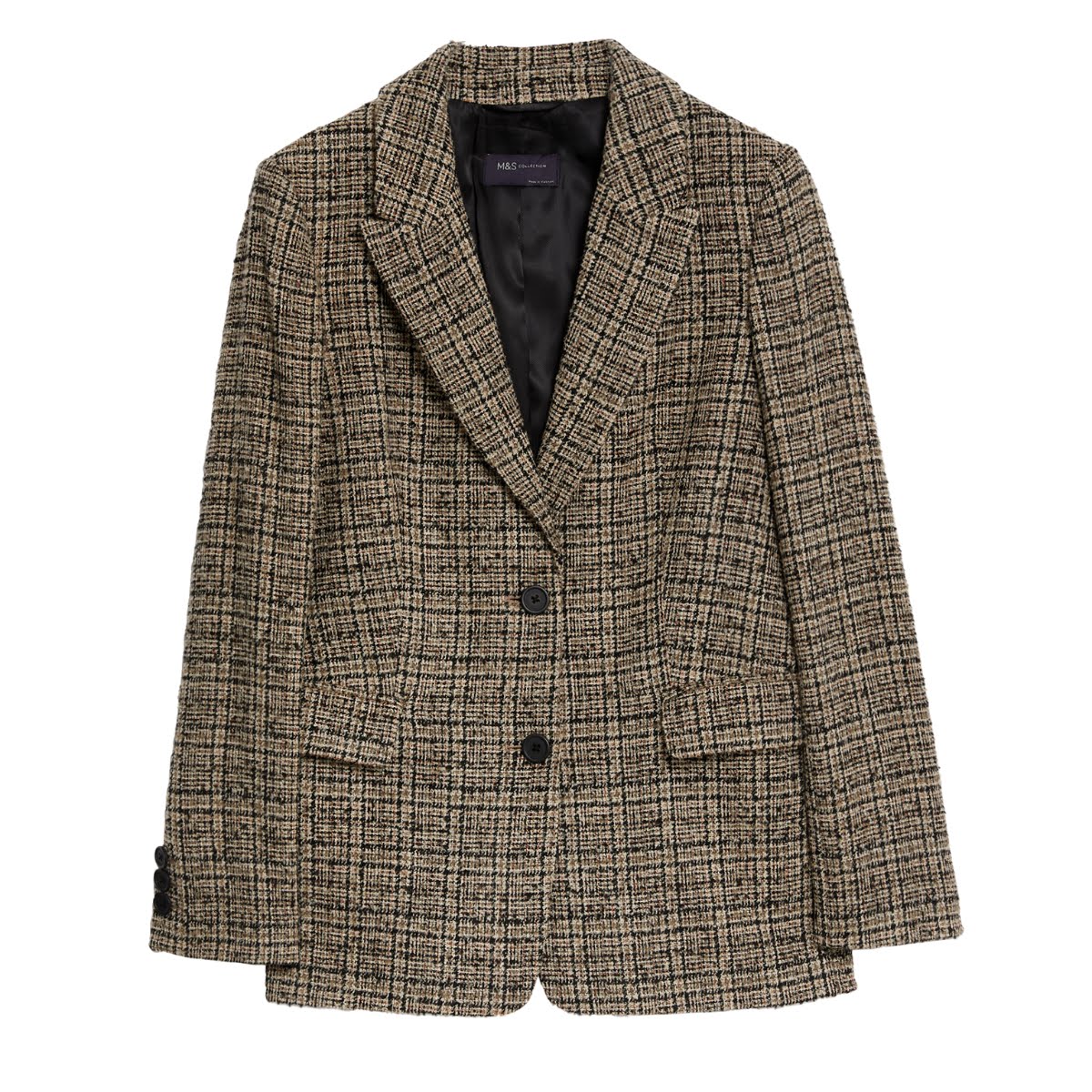 Tweed Relaxed Checked Blazer, €105