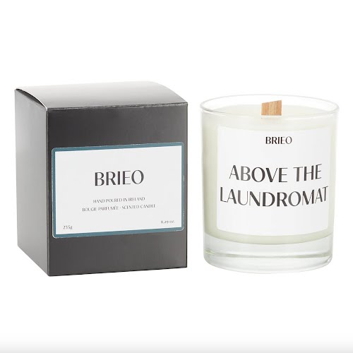 Above The Laundromat candle, Brieo, €30, Brown Thomas