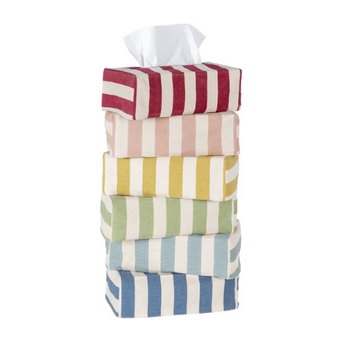 The OG Tangier Stripe Tissue Box Cover, £35