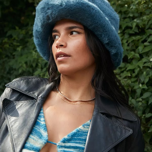 Oversized Faux Fur Bucket Hat, €39, Urban Outfitters
