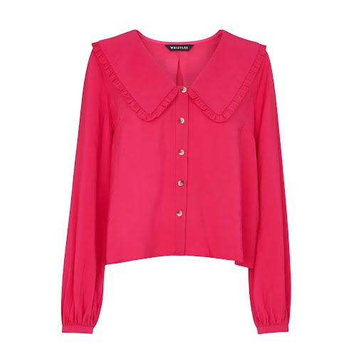 Oversized Collar Top, €75, Whistles