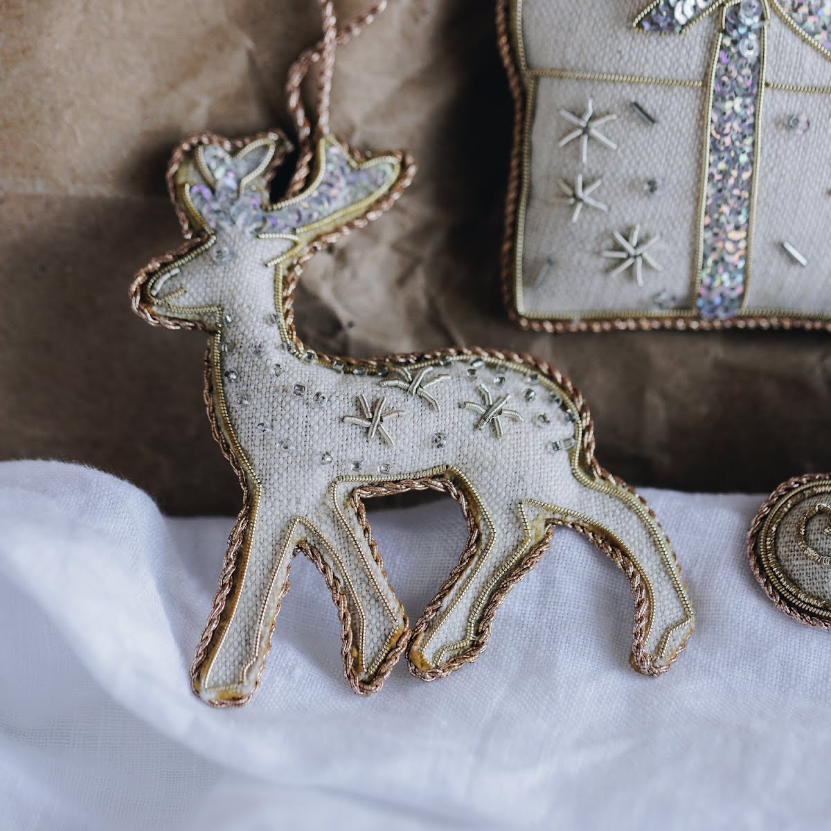 Reindeer, £17, Katie Larmour Linen