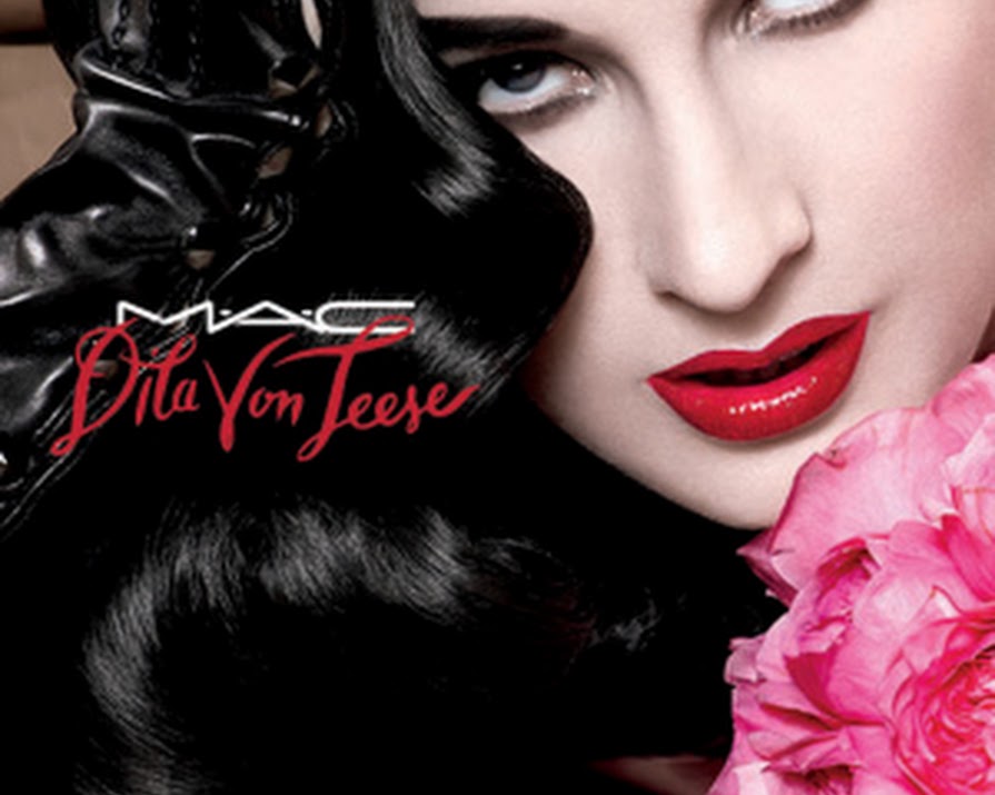 Dita Von Teese Renuites With MAC For Christmas Lipstick And It’s Perfection