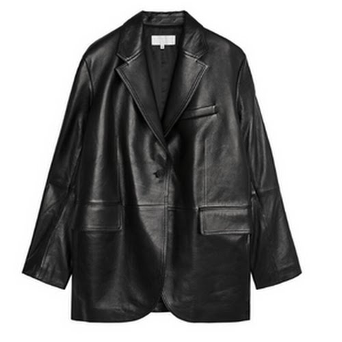 Arket Oversized Leather Blazer, €350