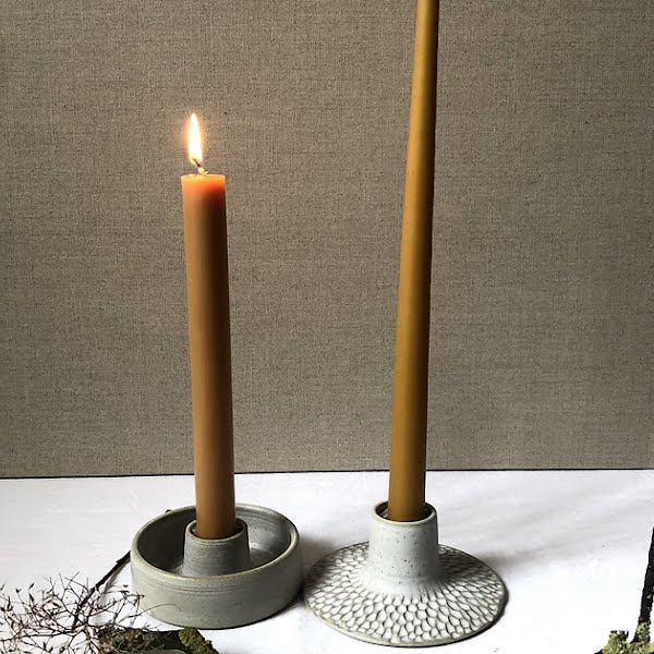 Candle holder set, €44, Noel Byas Ceramics