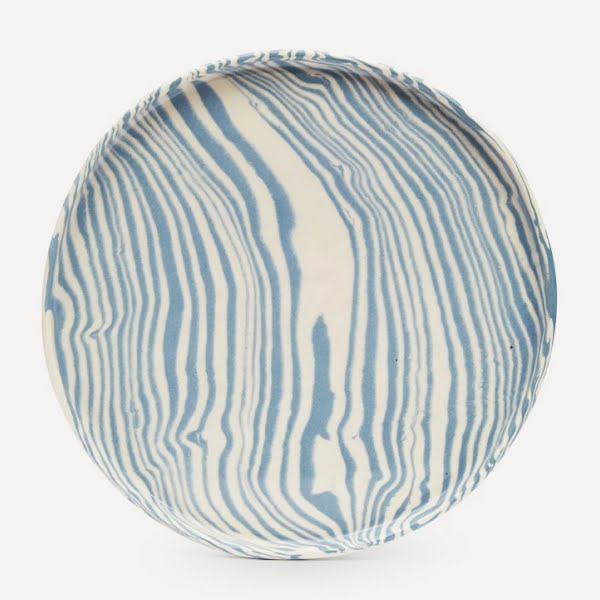Blue and White dinner plate, €59, Liberty