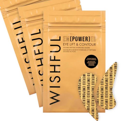 Wishful Empowered Eye Lift & Contour Double Peptide Hydrogel Masks - 3 Pack, €6.50