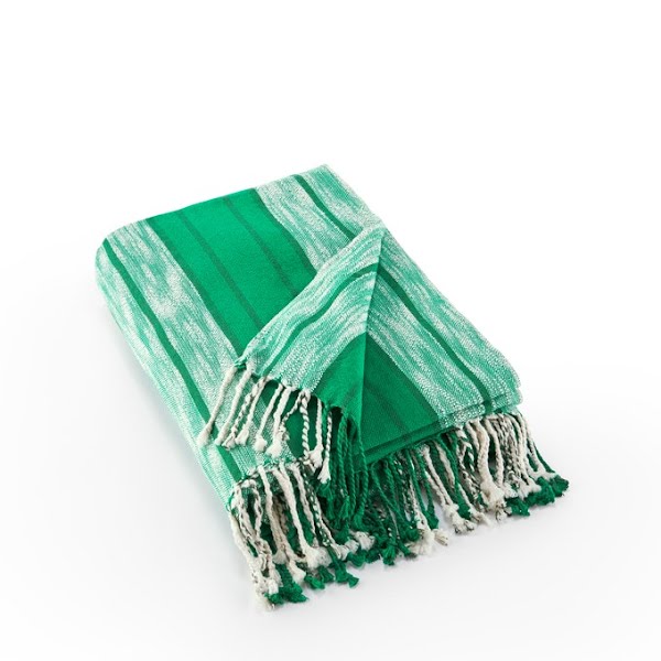 Luana Striped Throw with Fringes, €41.59, La Redoute