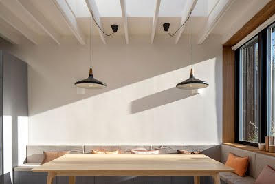 Coach house conversion dining