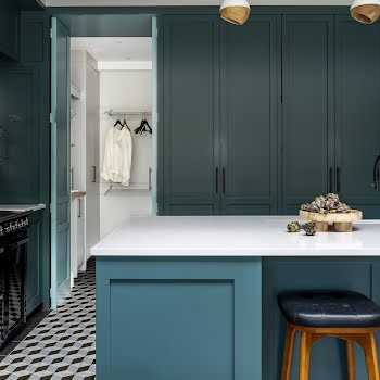 This Sandymount home is full of rich colour and clever storage solutions