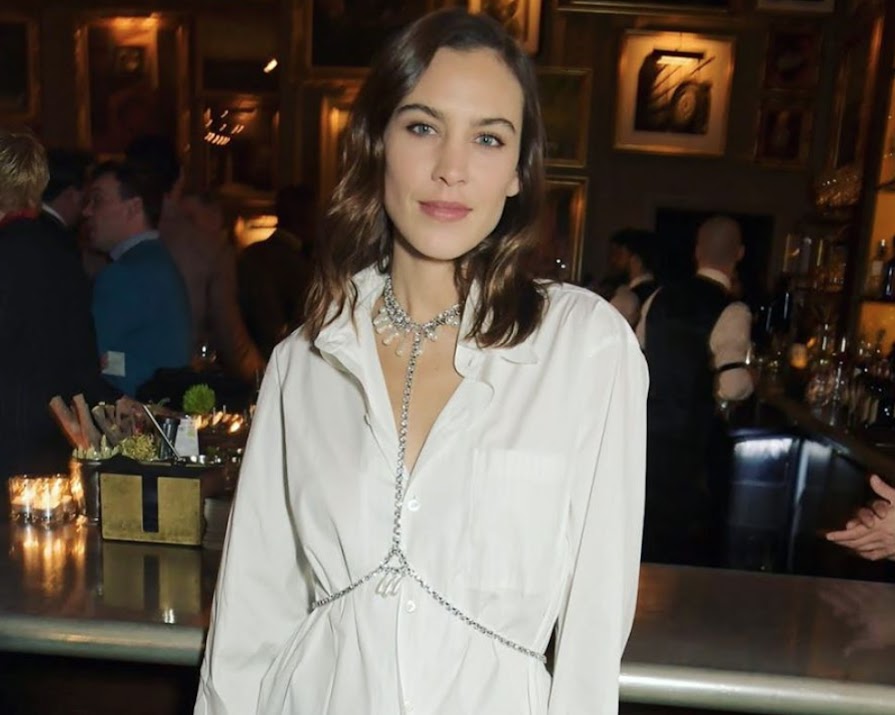 Style refresh: how to dress up your white shirt with a chic body chain