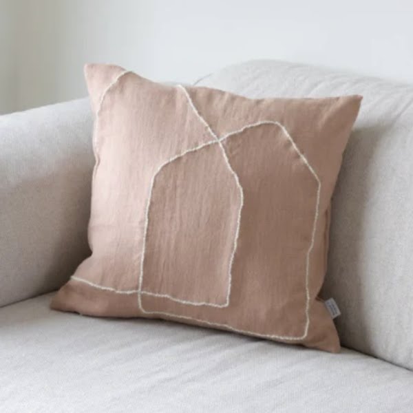 Líne linen cushion, €75, Industry & Co