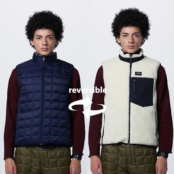 Taion Down Boa Reversible Vest, €135
