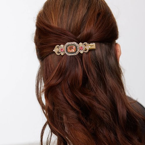 Oliver Bonas Cleo Vintage Pink Statement Hair Clip, €22