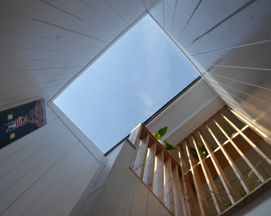 This terraced home in Irishtown is flooded with light, thanks to a central axis