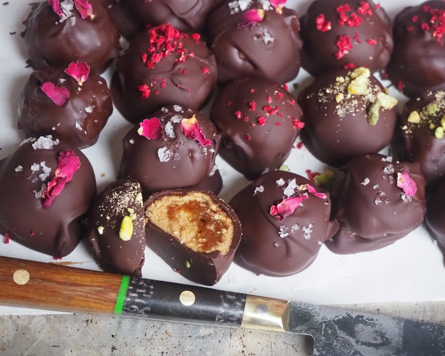 These peanut butter truffles make the perfect festive treat