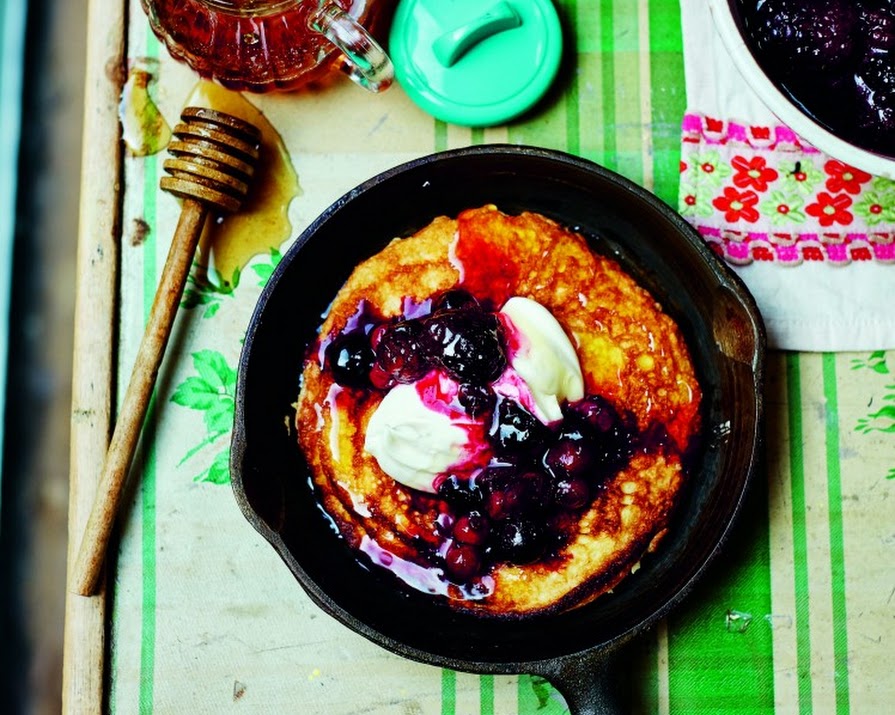 What To Cook: Fluffy Omelette With Stewed Berries