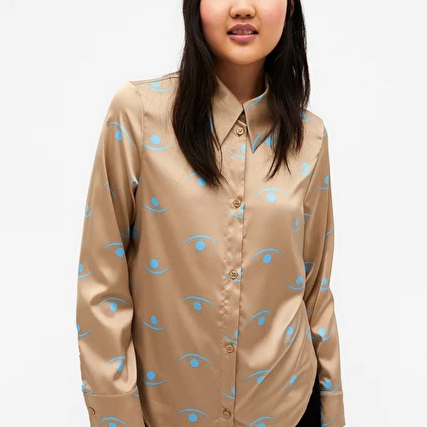 Satin Shirt,€15, Monki