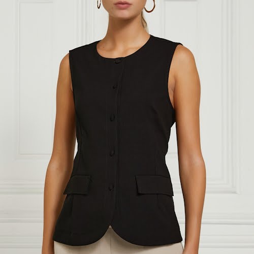 Gallery Curved Neck Waistcoat, €25