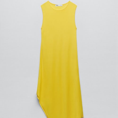 Zara Asymmetric Knit Tunic Dress, €45.95
