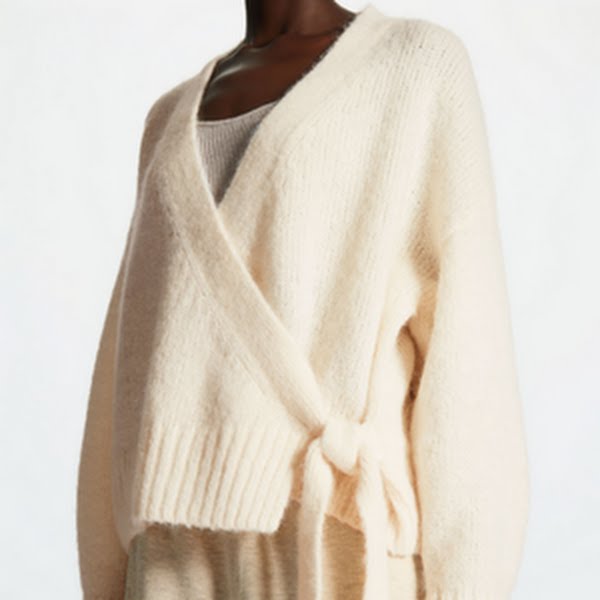 Wool-Blend Wrap-Over Cardigan, €89, Cos